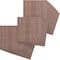 Ekena Millwork 23 3/4W x 23 3/4H x 1/4T Wood Hobby Boards, Walnut, 25PK HBW24X24X250DWA - alternate 1